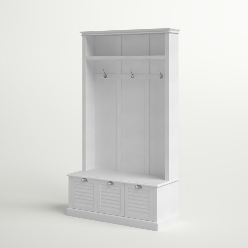 Three Posts™ Corte Hall Tree 42.5'' Wide with Bench & Reviews Wayfair